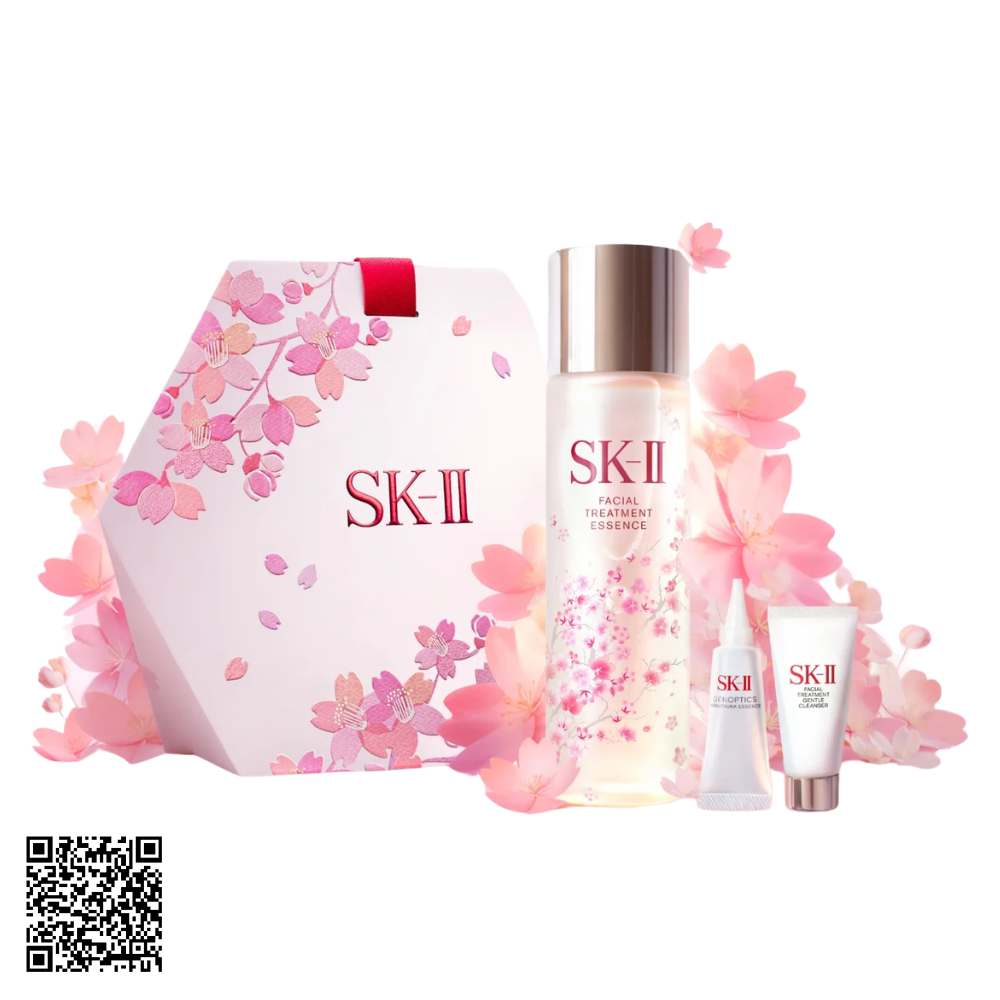 Bộ Dưỡng Da SK‑II Sakura FTE New Life Trial Kit 3 Món Từ Nhật Bản