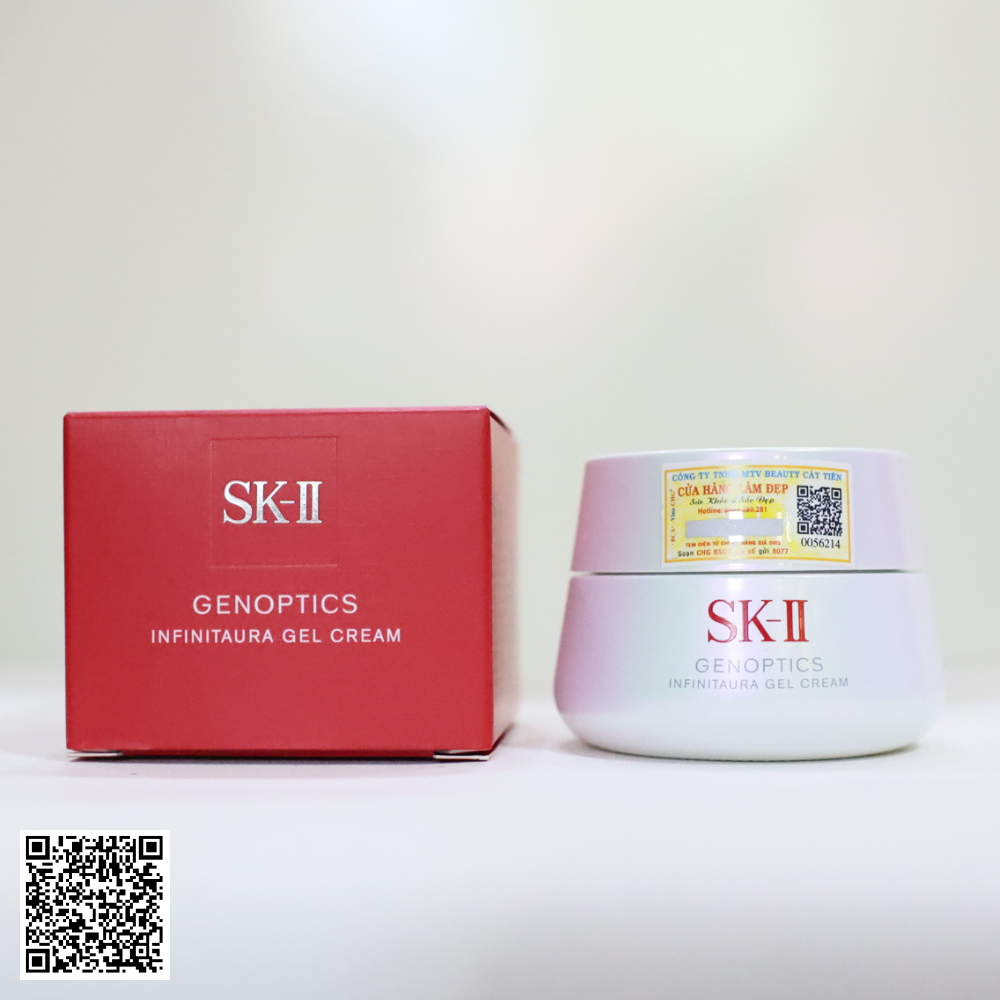SK-II GenOptics Infinitaura Gel Cream Kem Trắng Da Dạng Gel Sk-ii  Nhật Bản 50g