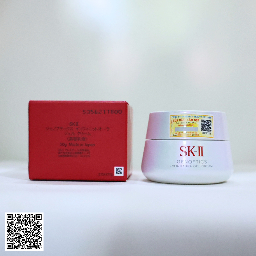 SK-II GenOptics Infinitaura Gel Cream Kem Trắng Da Dạng Gel Sk-ii  Nhật Bản 50g