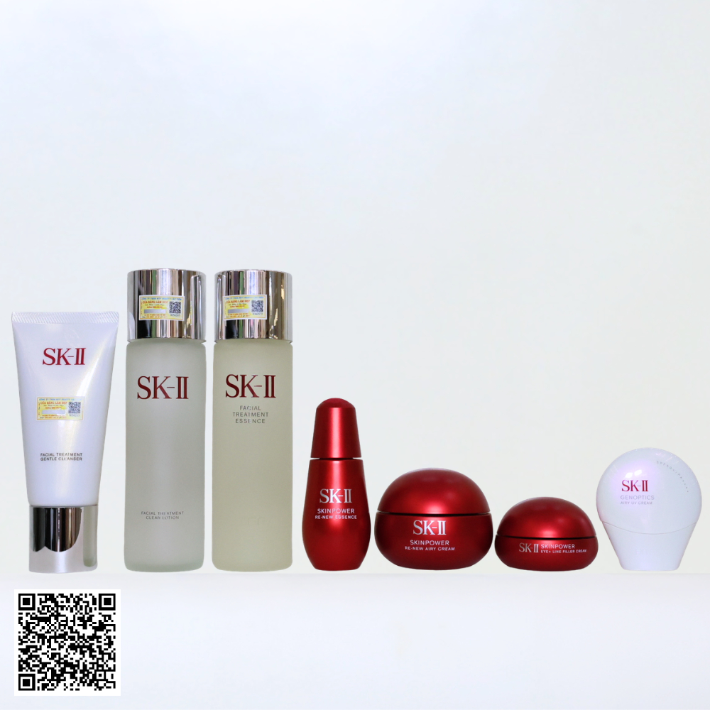  Bộ SK-II GenOptics Infinit Aura Chống Lão Hóa, Dưỡng Ẩm 7 Sản Phẩm Full-size Nhật Bản