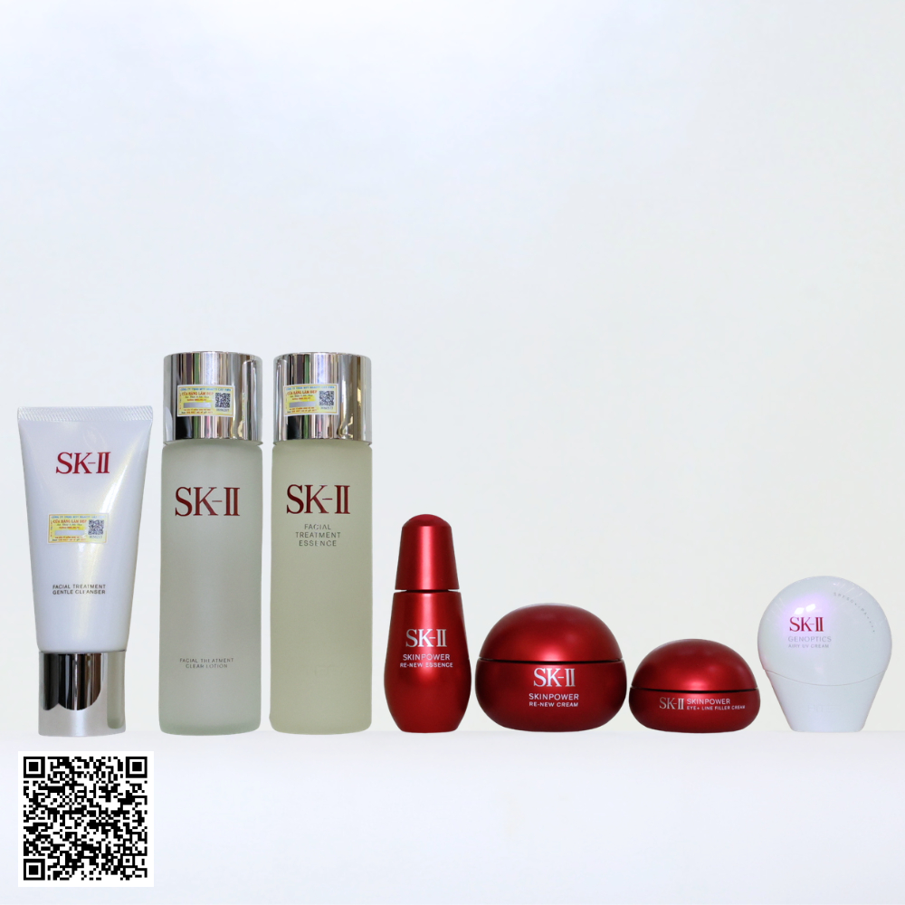  Bộ SK-II GenOptics Infinit Aura Chống Lão Hóa, Dưỡng Ẩm 7 Sản Phẩm Full-size Nhật Bản