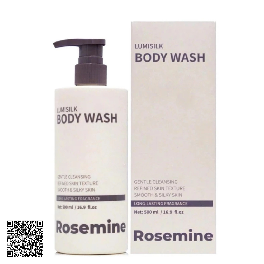 Rosemine Lumisilk Body Wash Sữa Tắm Rosemine Dưỡng Ẩm, Làm Mềm Da Trung Quốc 500ml