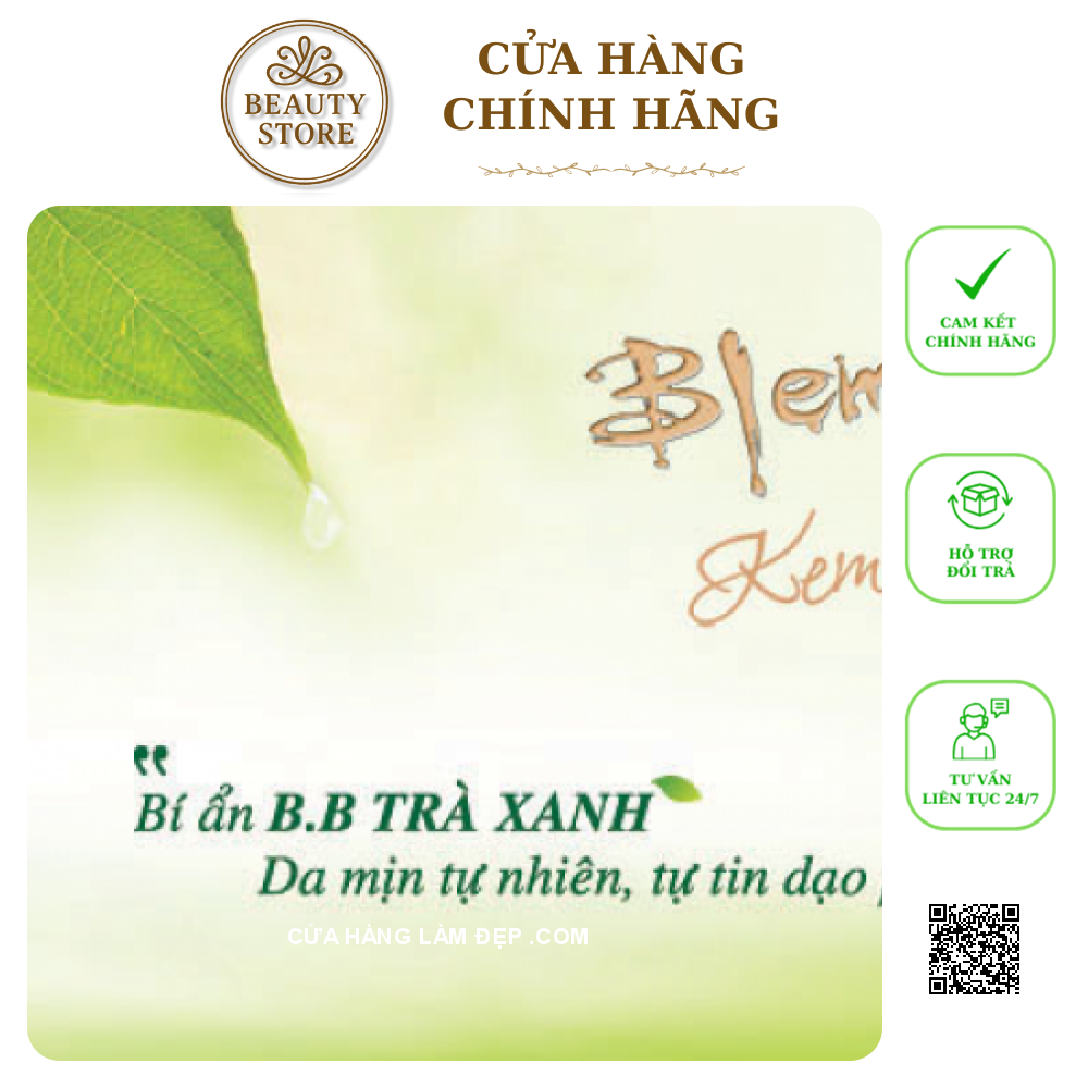Kem Nền Trà Xanh Mira Aroma Prime Green Tea BB Cream