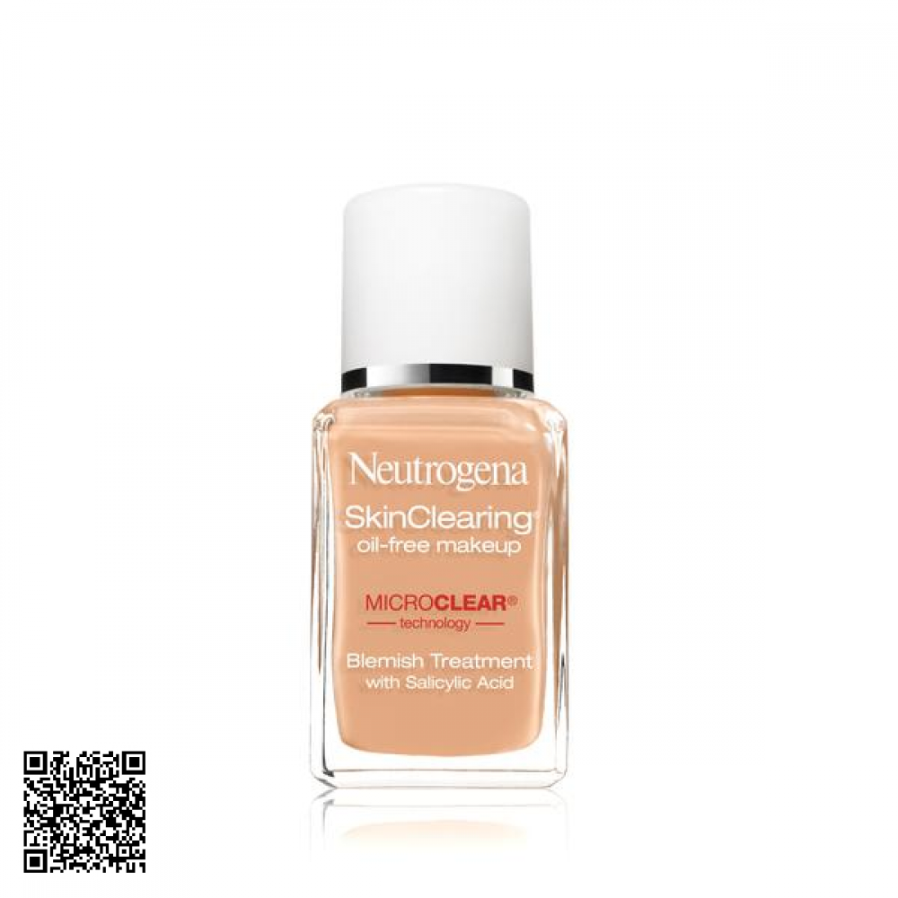 Kem Nền Trang Điểm Cho Da Mụn Neutrogena Skin Clearing Oil-Free Makeup
