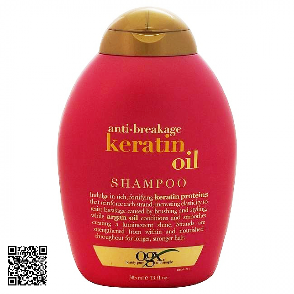 Dầu Gội OGX Anti-Breakage Keratin Oil Shampoo