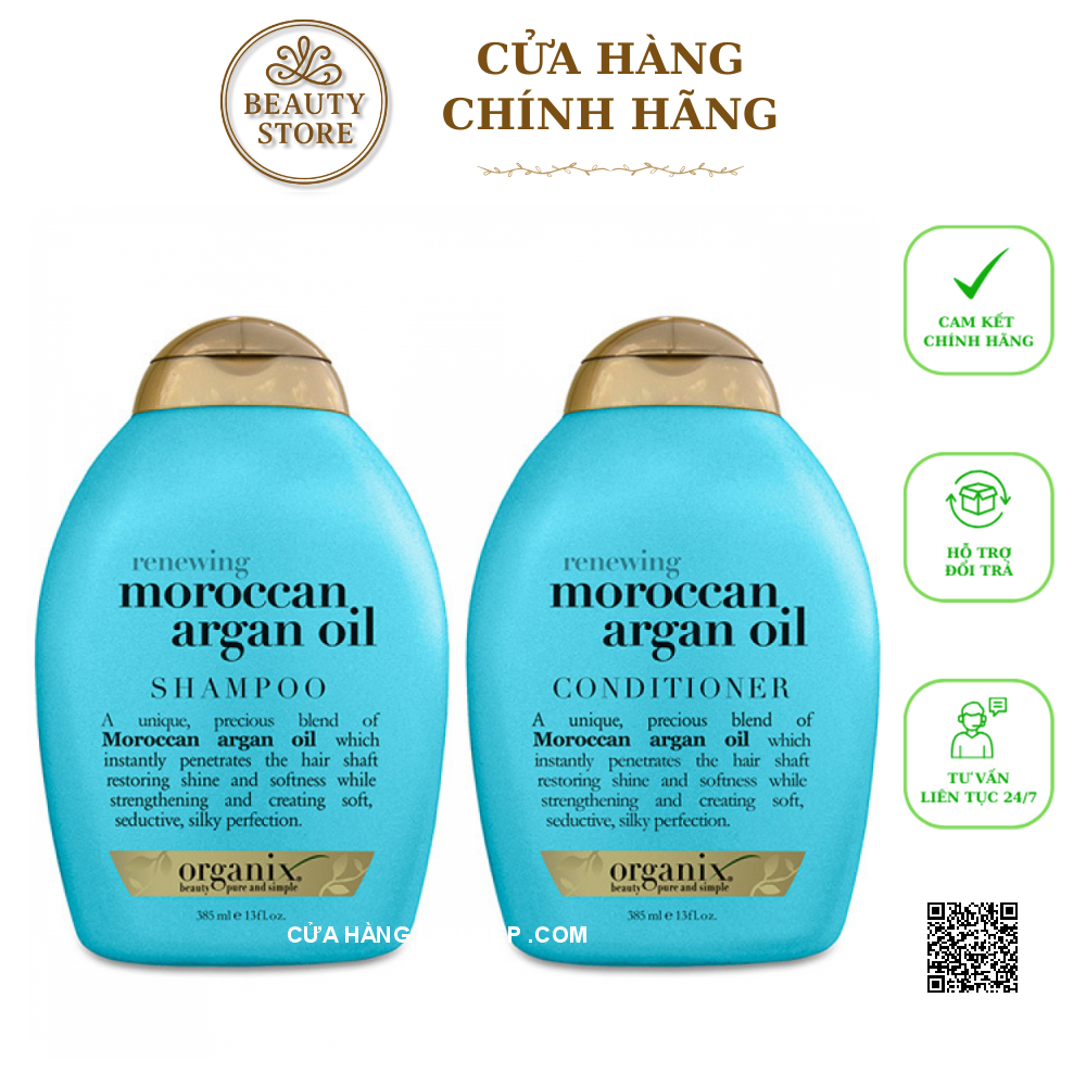 Dầu Gội Đầu OGX Renewing Argan Oil Of Morroco Shampoo (385ml)