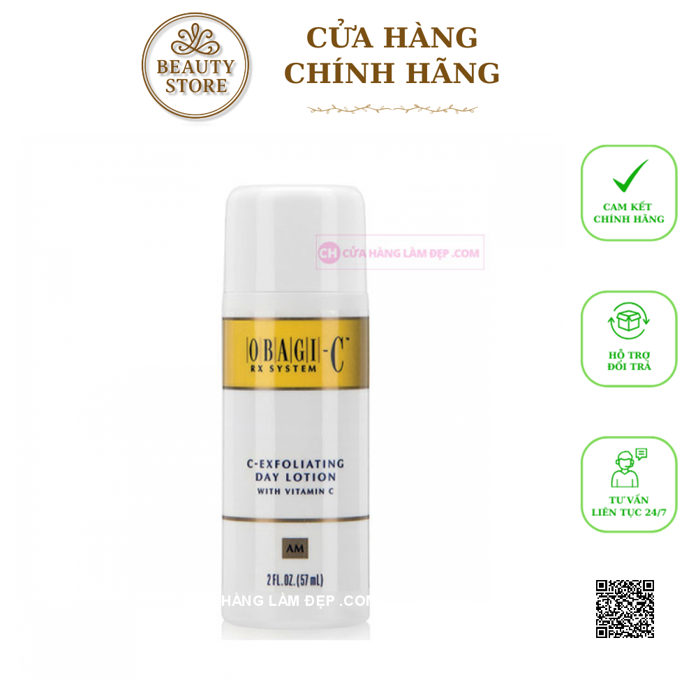 Kem Tẩy Tinh chất Chết, Dưỡng Da Ngày Obagi-C Rx C-Exfoliating Day Lotion