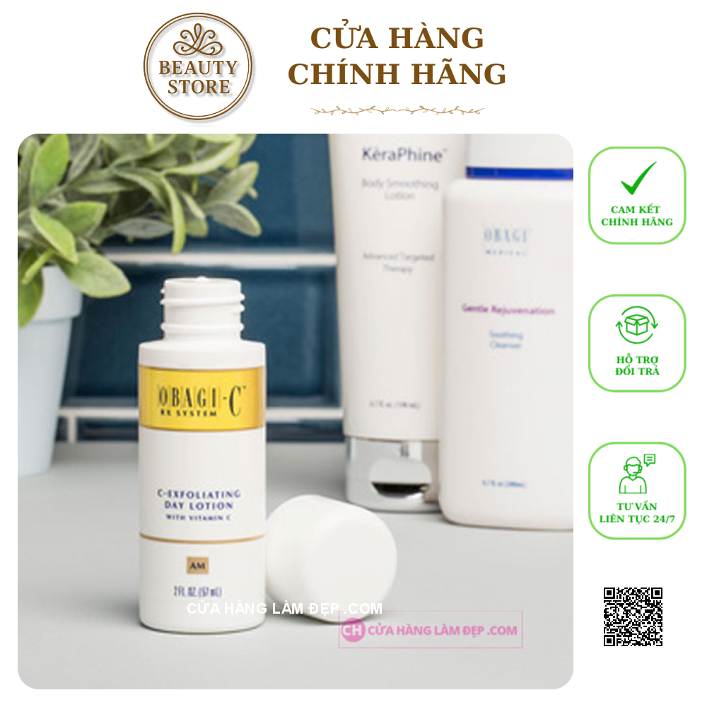 Kem Tẩy Tinh chất Chết, Dưỡng Da Ngày Obagi-C Rx C-Exfoliating Day Lotion