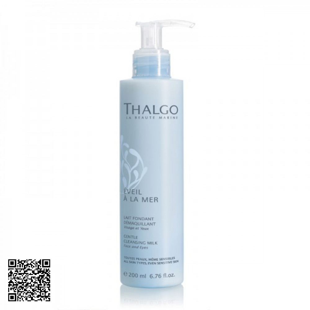Sữa rửa mặt tẩy trang dành cho da khô Thalgo Gentle Cleansing Milk 200ml