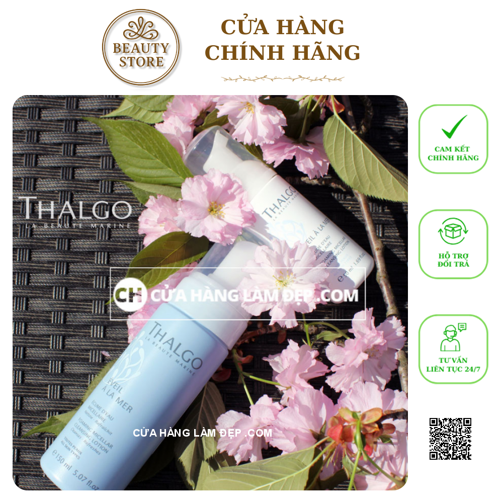 Sữa rửa mặt tạo bọt Thalgo Foaming Marine Cleanser