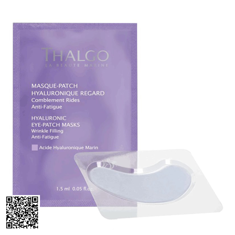 Mặt Nạ Làm Mờ Nếp Nhăn Và Thâm Vùng Mắt Thalgo Hyaluronic Eye Patch Masks