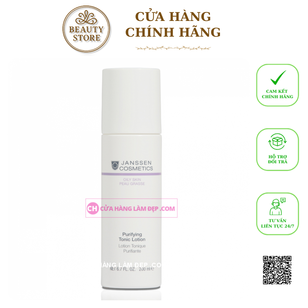 Nước Cân Bằng Da Và Điều Tiết Tuyến Nhờn Janssen Oily Skin Purifying Tonic Lotion