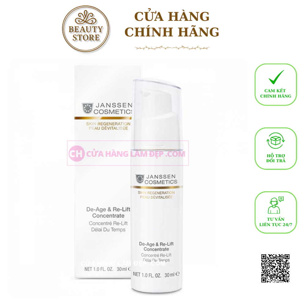 Kem Trẻ Hóa Và Săn Chắc Da Chuyên Sâu Janssen Skin Regeneration De-Age & Re-Lift Concentrate