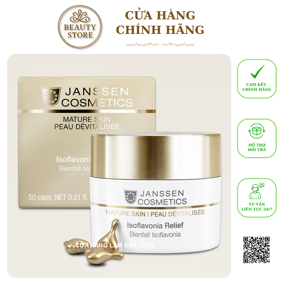 Viên Nang Tái Tạo Và Khôi Phục Tế Bào Da Janssen Skin Regeneration Isoflavonia Relief