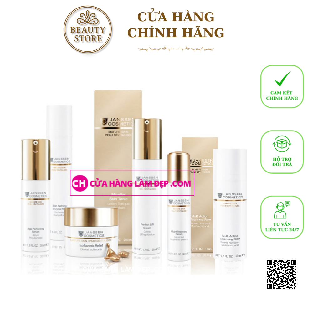 Kem Rửa Mặt Hỗ Trợ Ngừa Lão Hóa Da Janssen Mature Skin Multi Action Cleansing Balm