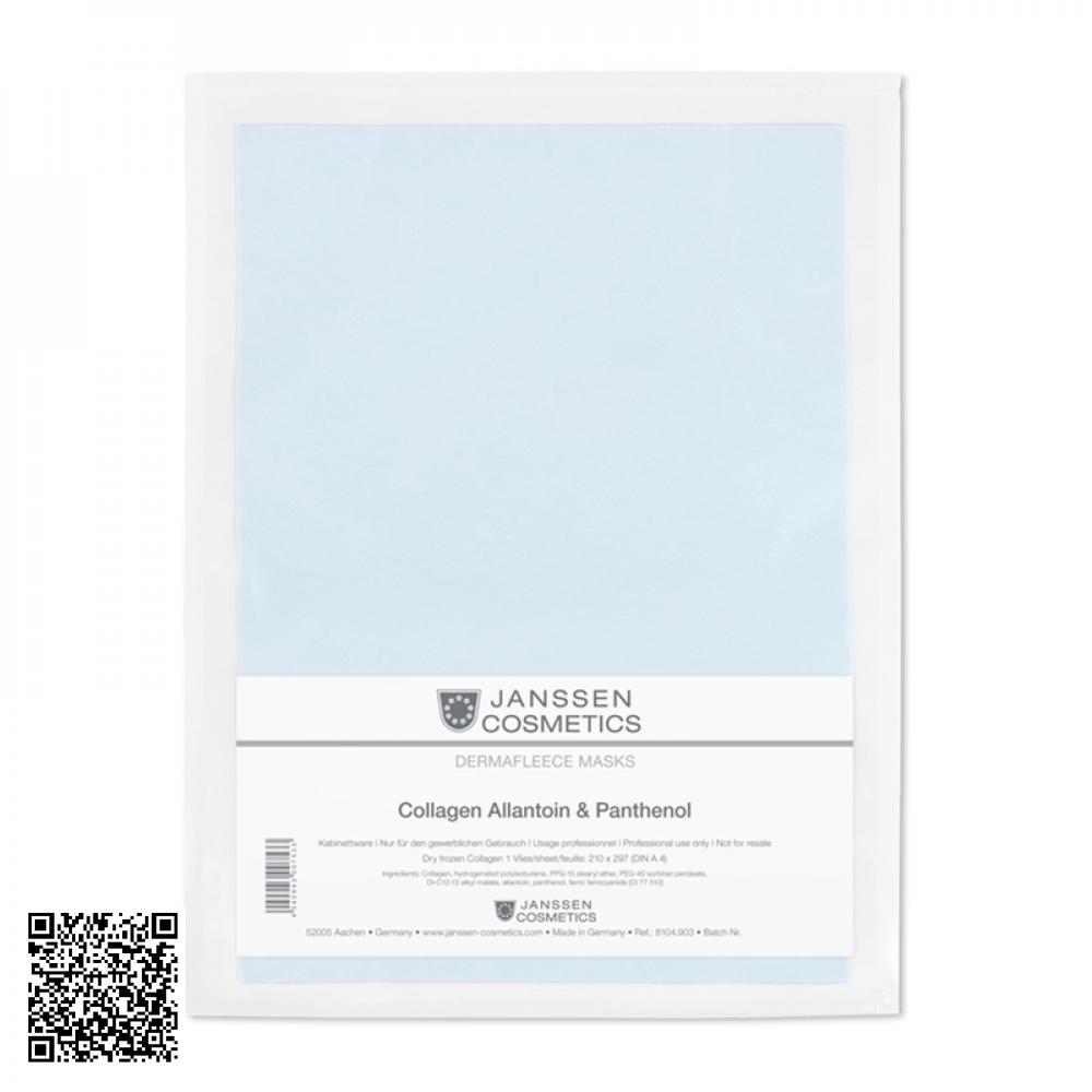 Mặt Nạ Phục Hồi Da Cho Da Lão Hóa Janssen Dermafleece Masks Collagen Allantoin & Panthenol