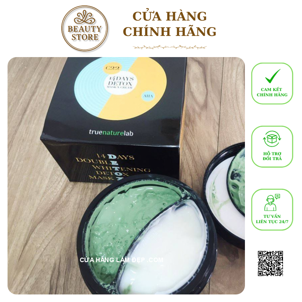Mặt Nạ Sủi Bọt 14 Days Double Whitening Detox Mask X Cream