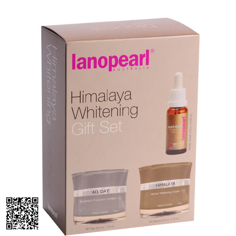 Bộ Trắng Da Và Mờ Nám Lanopearl Himalaya Herbal Whitening Cream