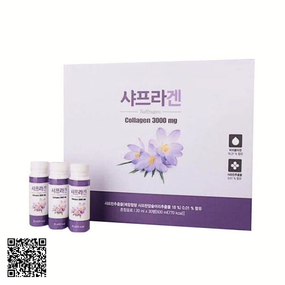 Nước Uống Nhụy Hoa Nghệ Tây Saffron Collagen 3000mg