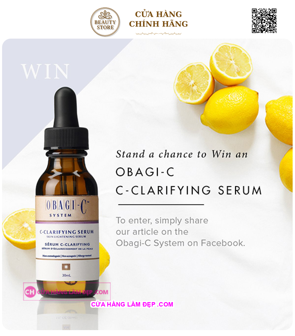 Serum Dưỡng Trắng Da, Hỗ Trợ Ngừa Lão Hóa Obagi-C Rx C-Clarifying Serum