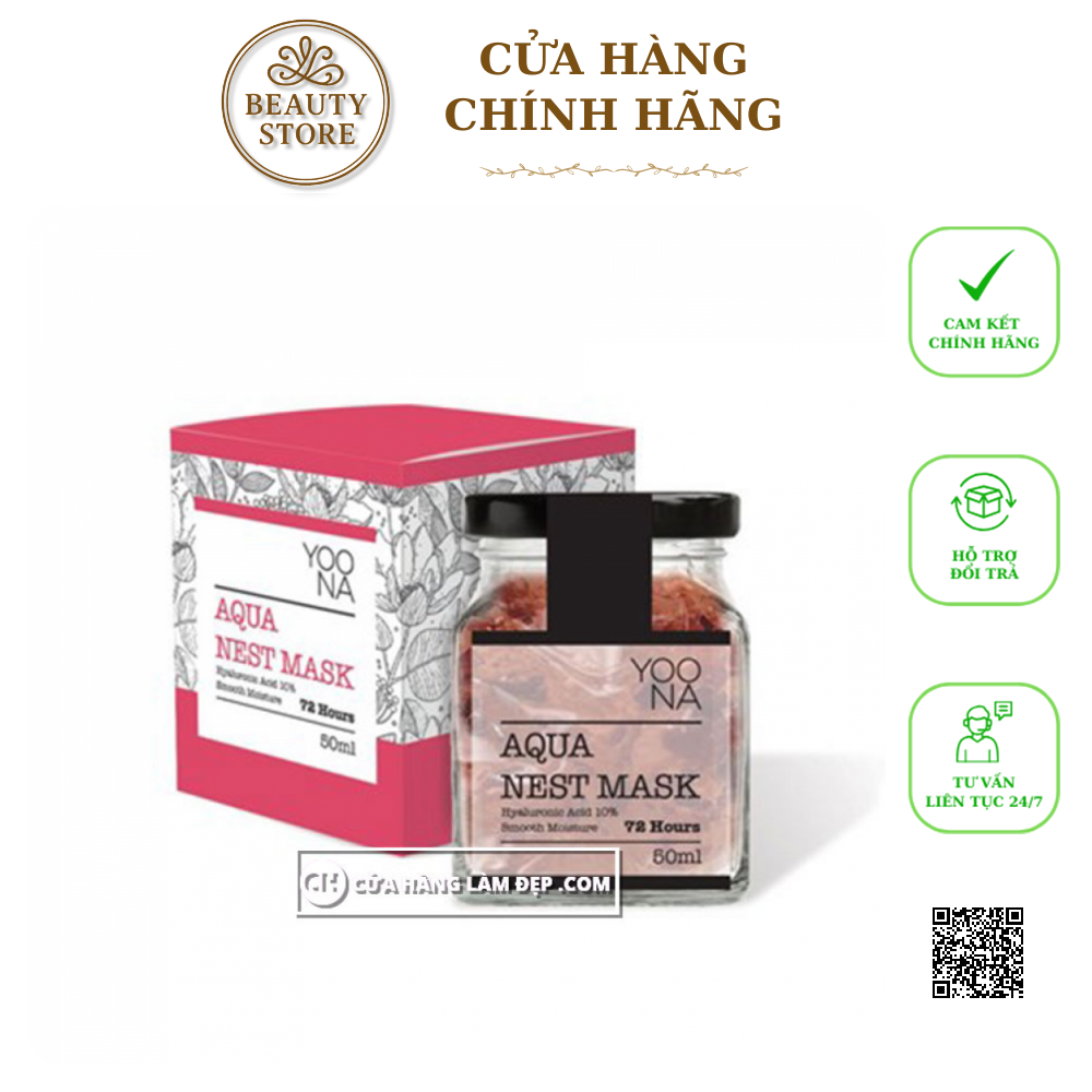 Mặt Nạ Yến Tươi Yoona Aqua Nest Mask Genie Hàn Quốc