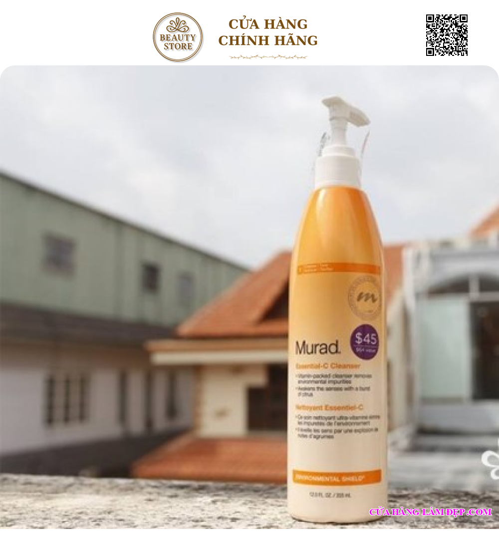 Sữa Rửa Mặt Essential-C Cleanser Murad - Dạng Chai Xịt Vòi