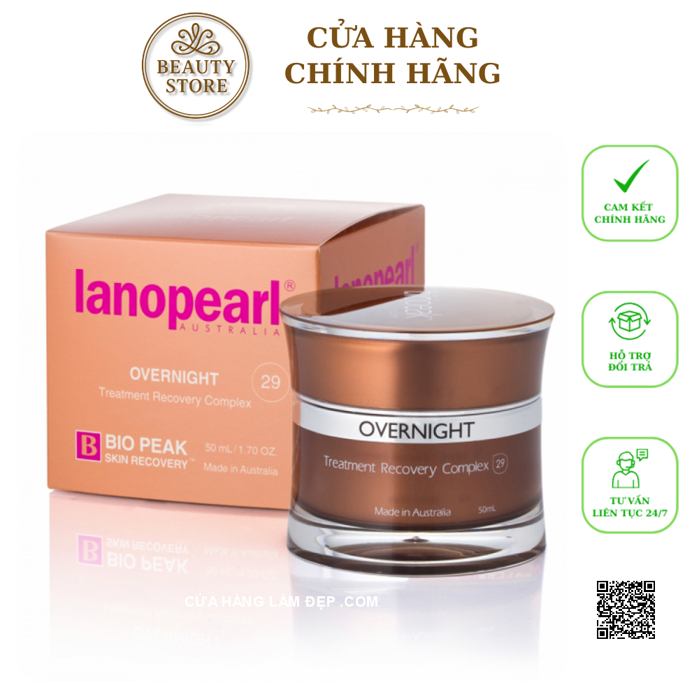 Kem Dưỡng Da Ban Đêm Lanopearl Overnight Treatment Recovery Complex