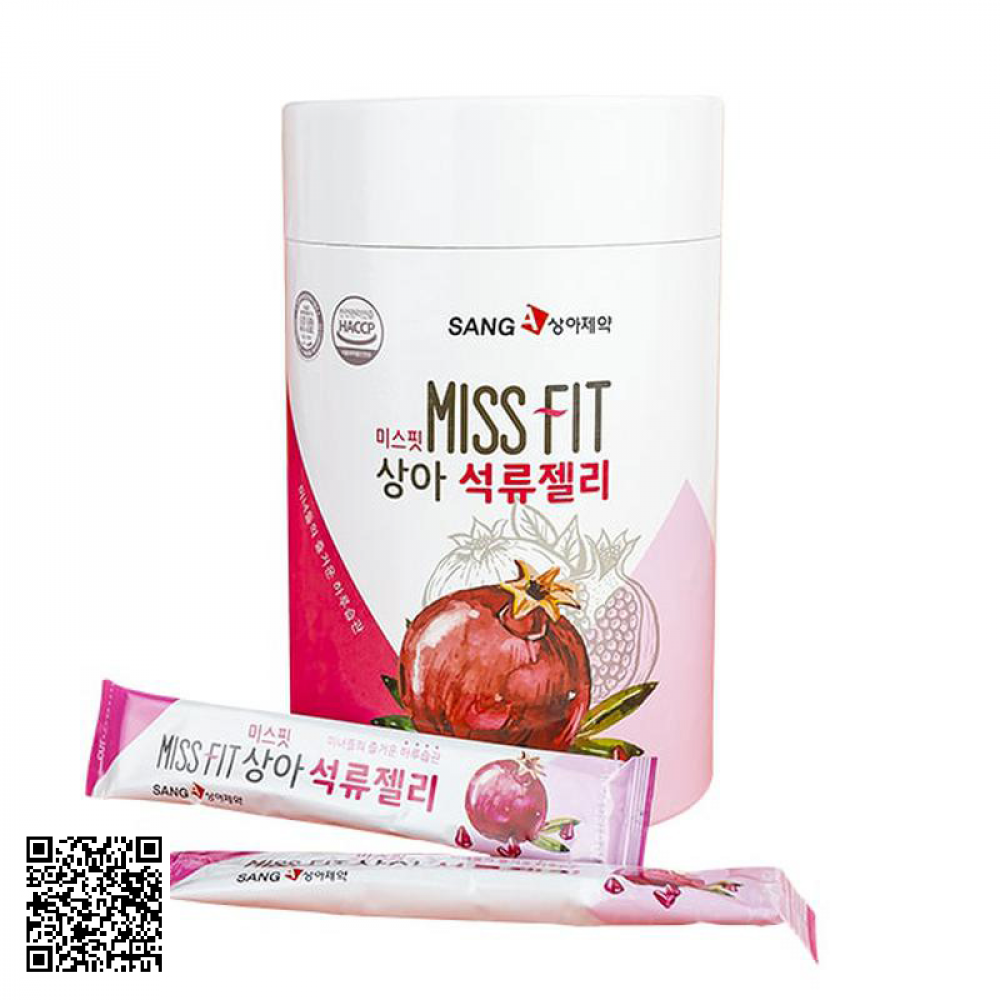   Thạch Lựu SangA Miss Fit Đẹp Da Giảm Cân Hàn Quốc (30 gói)