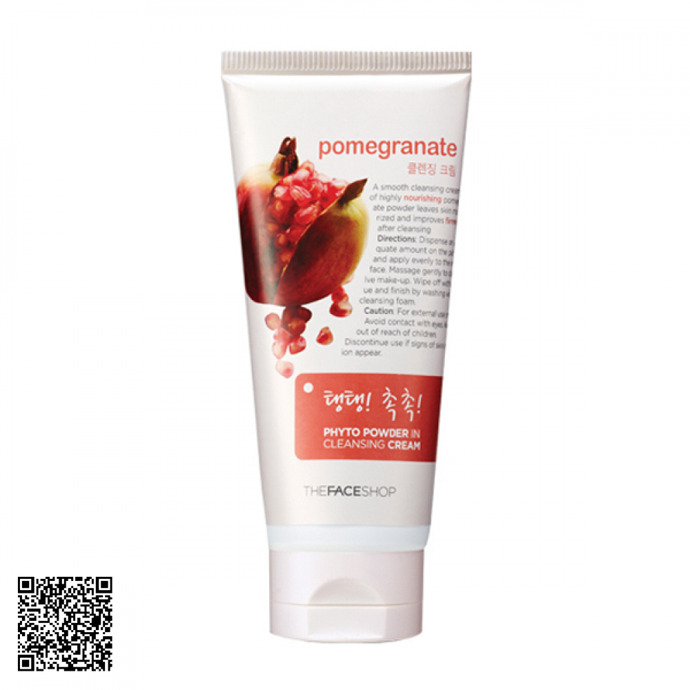 Kem Tẩy Trang Trái Lựu The Face Shop Pomegranate Phyto Powder In Cleansing Cream