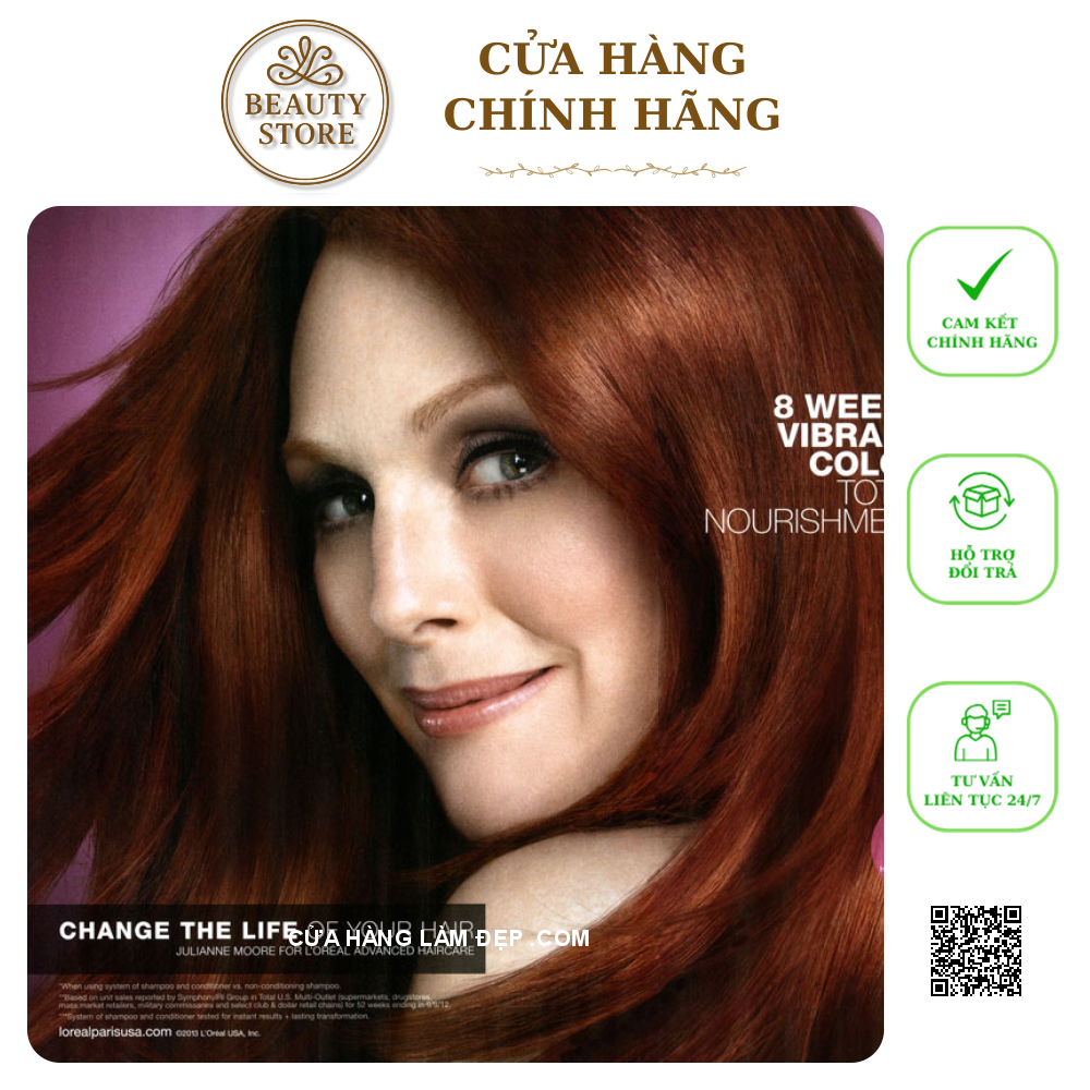 Dầu Gội Loreal Color Vibrancy Shampoo Dành Cho Tóc Nhuộm