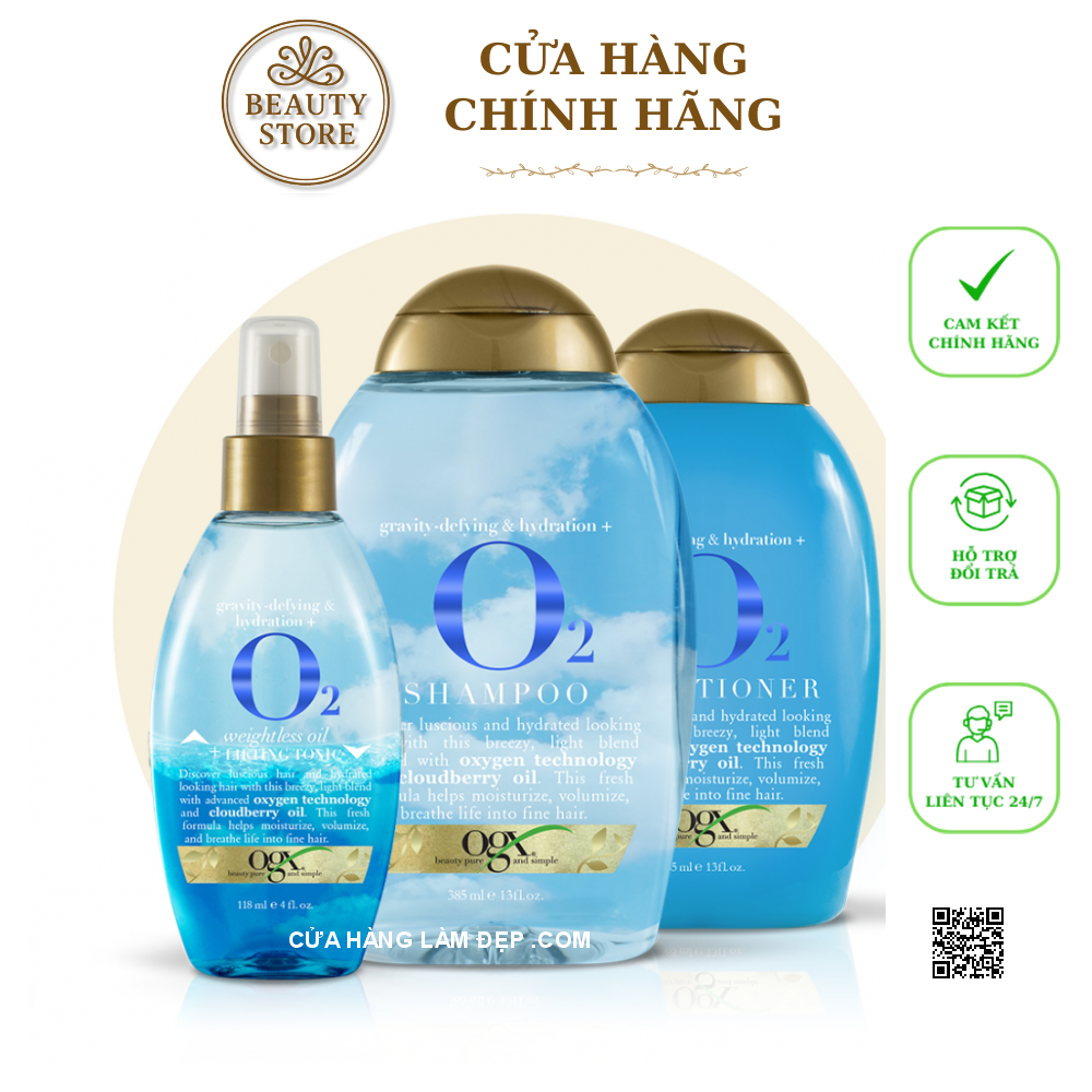 Dầu Gội OGX O2 Shampoo