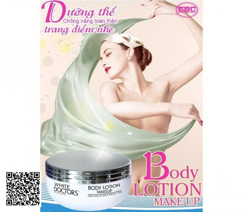 Bộ Đôi Dưỡng Trắng Da Toàn Thân Ngày Và Đêm White Doctors - Body Lotion Makeup & White Body Lotion