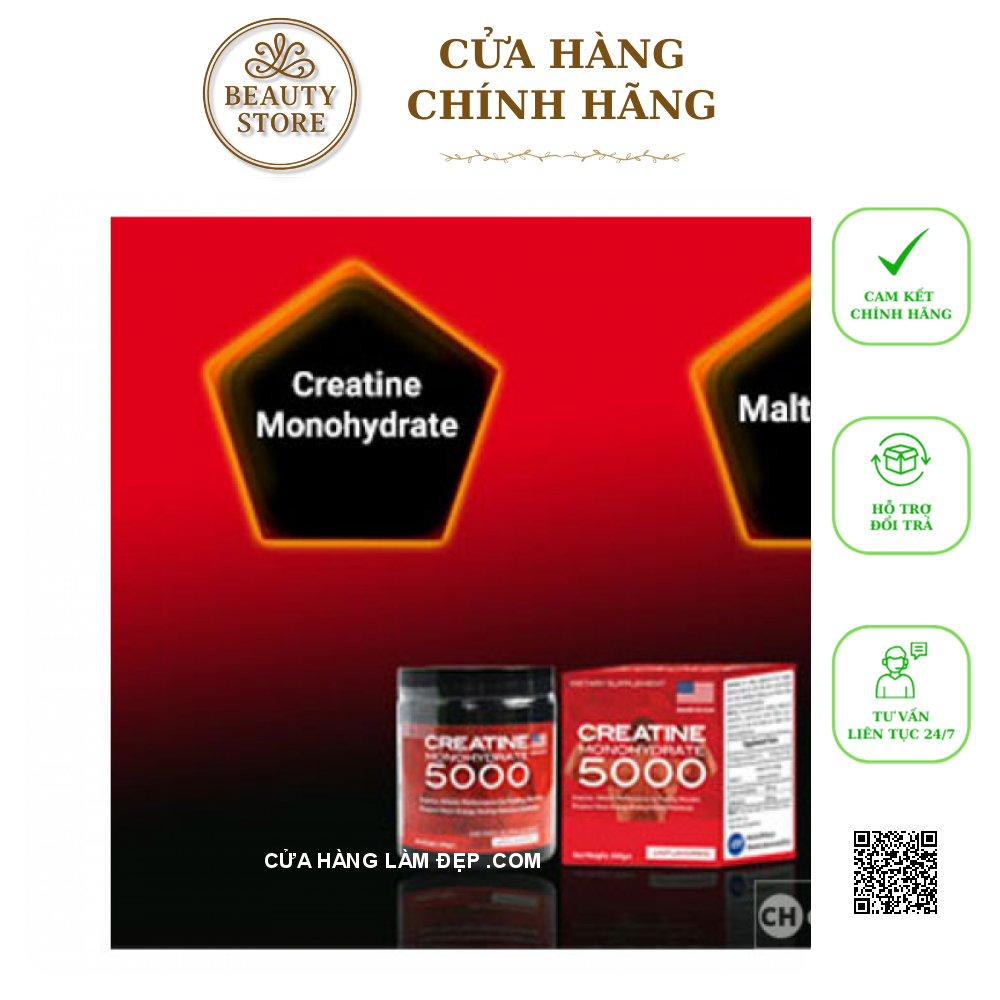 Bột Dinh Dưỡng Tăng Cân, Tăng Cơ Creatine Monohydrate 5000