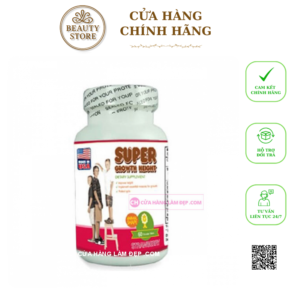 Super Growth Height - Viên Uống Tăng Chiều Cao Hiệu Quả