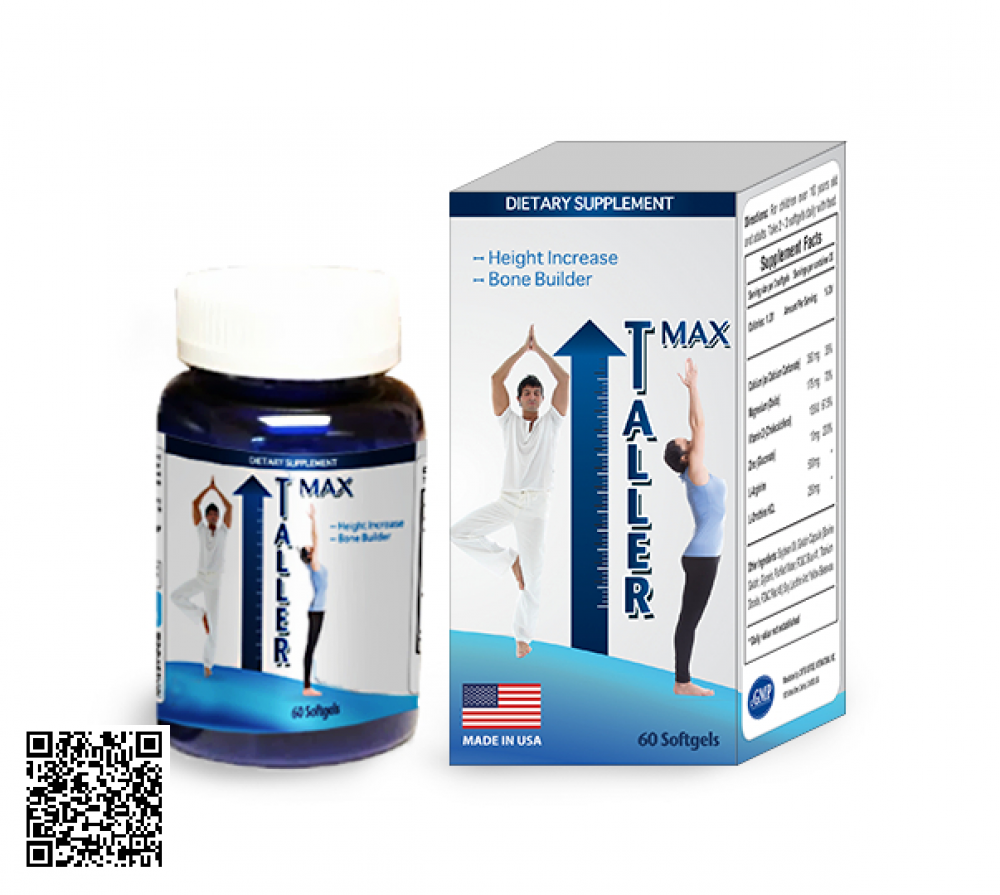 Taller Max Viên uống Tăng Chiều Cao Hiệu Quả Từ Mỹ