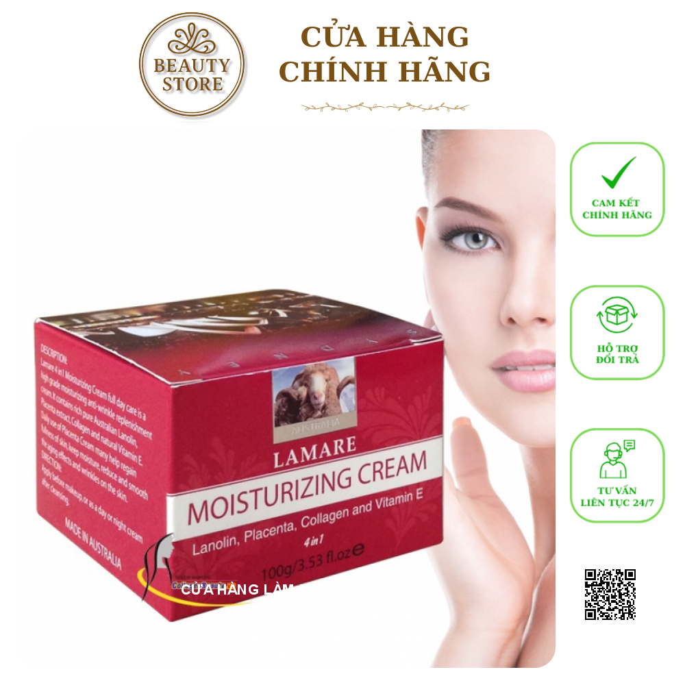 Kem Trắng Da  Cừu Úc Lamare Cream 100g