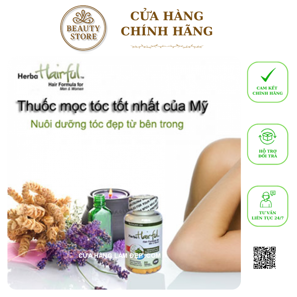 Viên Uống hỗ trợ ngừa Rụng Tóc Herba Hairful