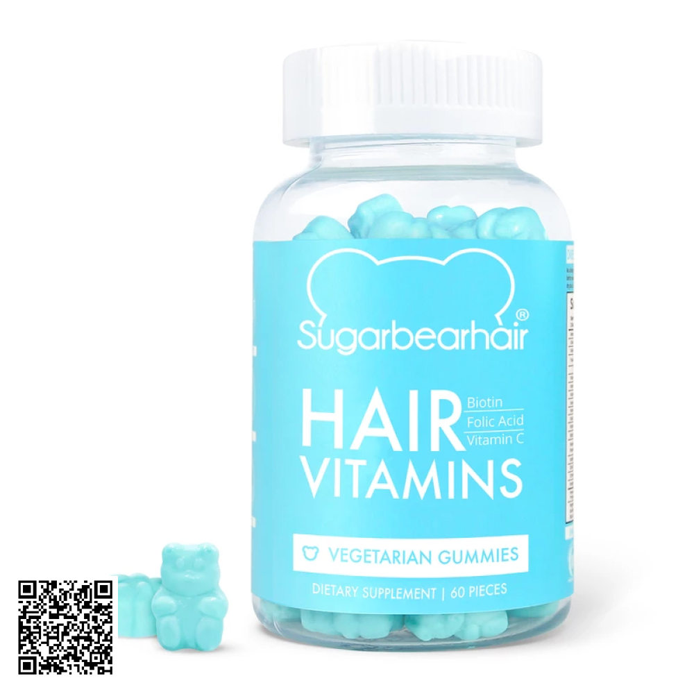 Kẹo Dẻo Bổ Sung Vitamin Kích Thích Mọc Tóc Hair Vitamins Sugarbearhair