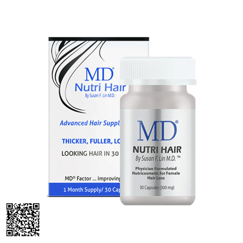 Viên Uống Mọc Tóc Trị Hói Đầu MD Nutri Hair (300mg X 30 Viên)