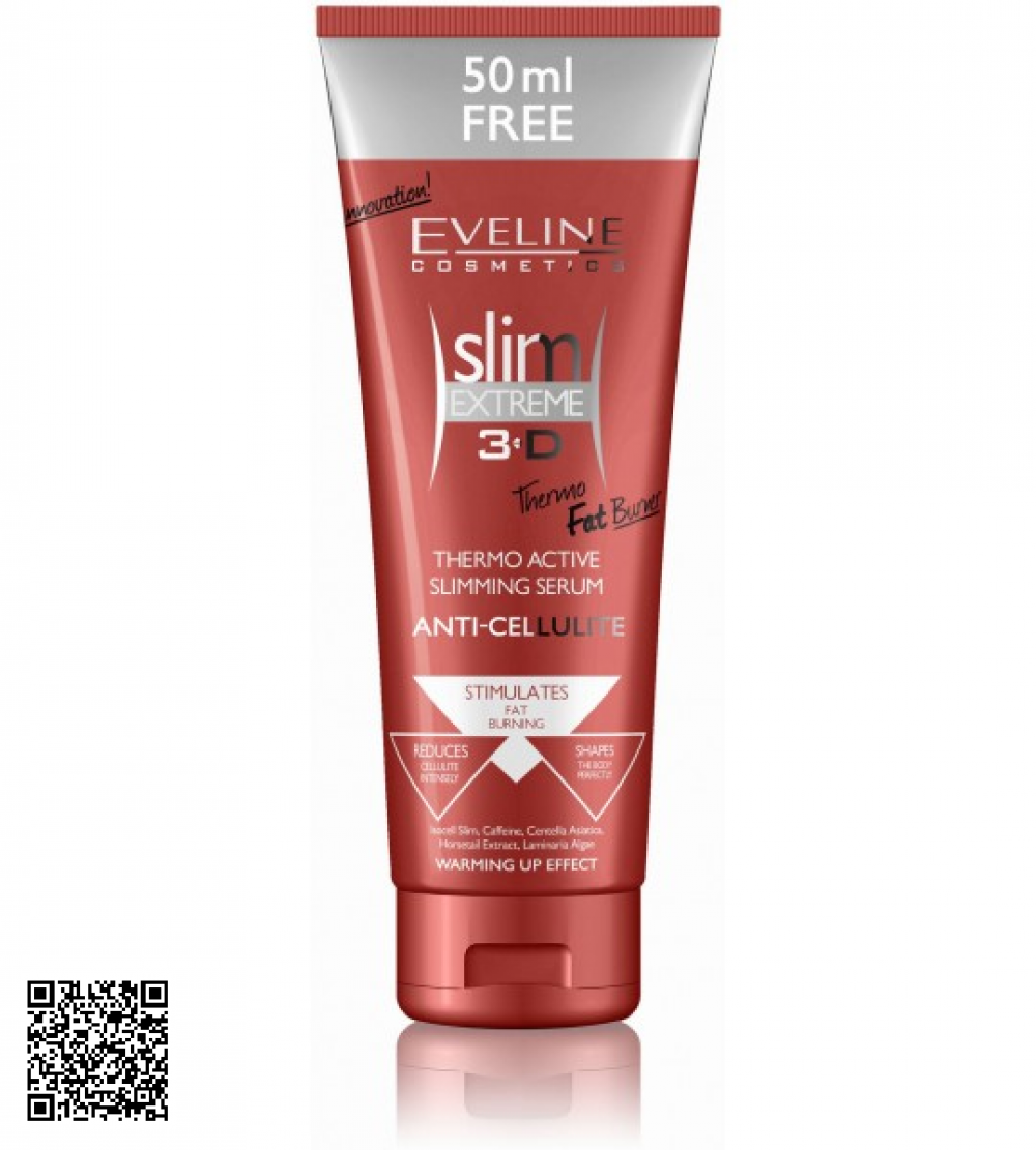 Kem Giảm Béo - Tinh Chất Đốt Cháy Mỡ Tích Tụ Eveline Thermo Active