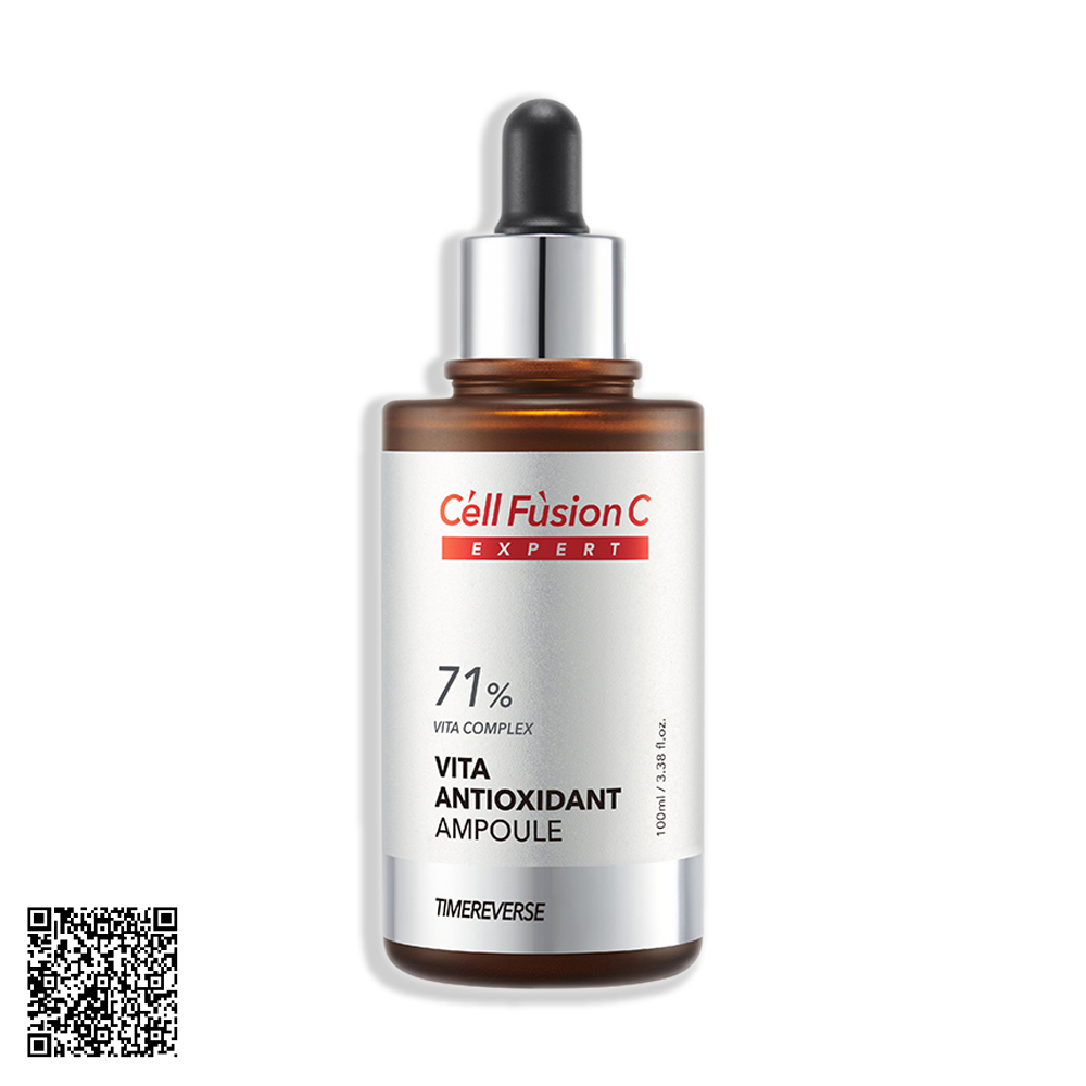 Ampoule Dưỡng Trắng Và Ngăn Ngừa Lão Hóa Cell Fusion C Expert Time Reverse Vita Antioxidant Ampoule từ Hàn Quốc 100ml