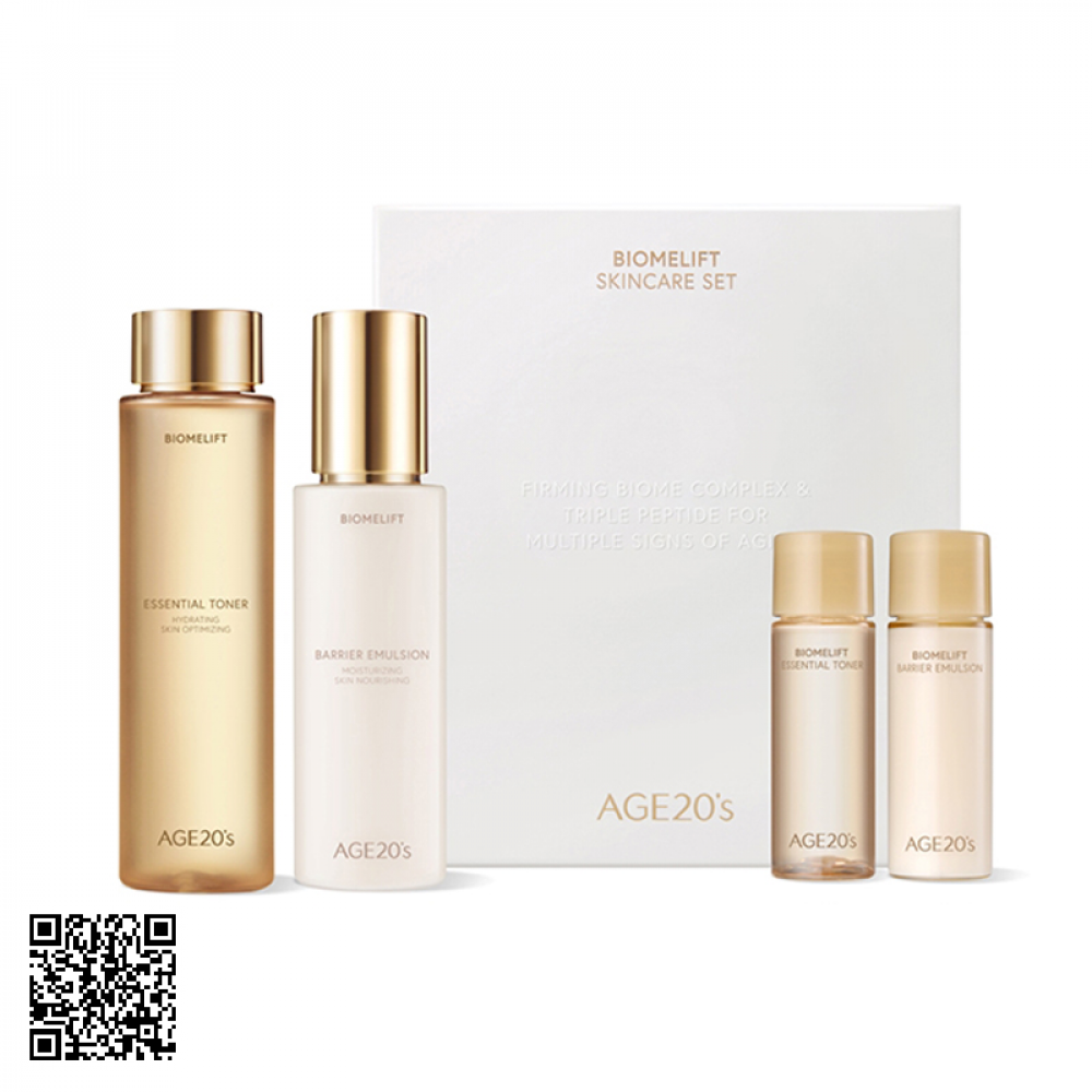 Bộ Chăm Sóc Da AGE 20s BiomeLift Skincare Set
