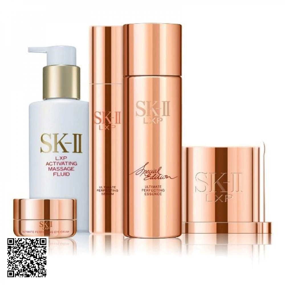 Bộ Dưỡng Da Cao Cấp LXP SK-II Ultimate Perfecting Trắng Da Giảm Nám Nâng Cơ Da 5 Sản Phẩm 