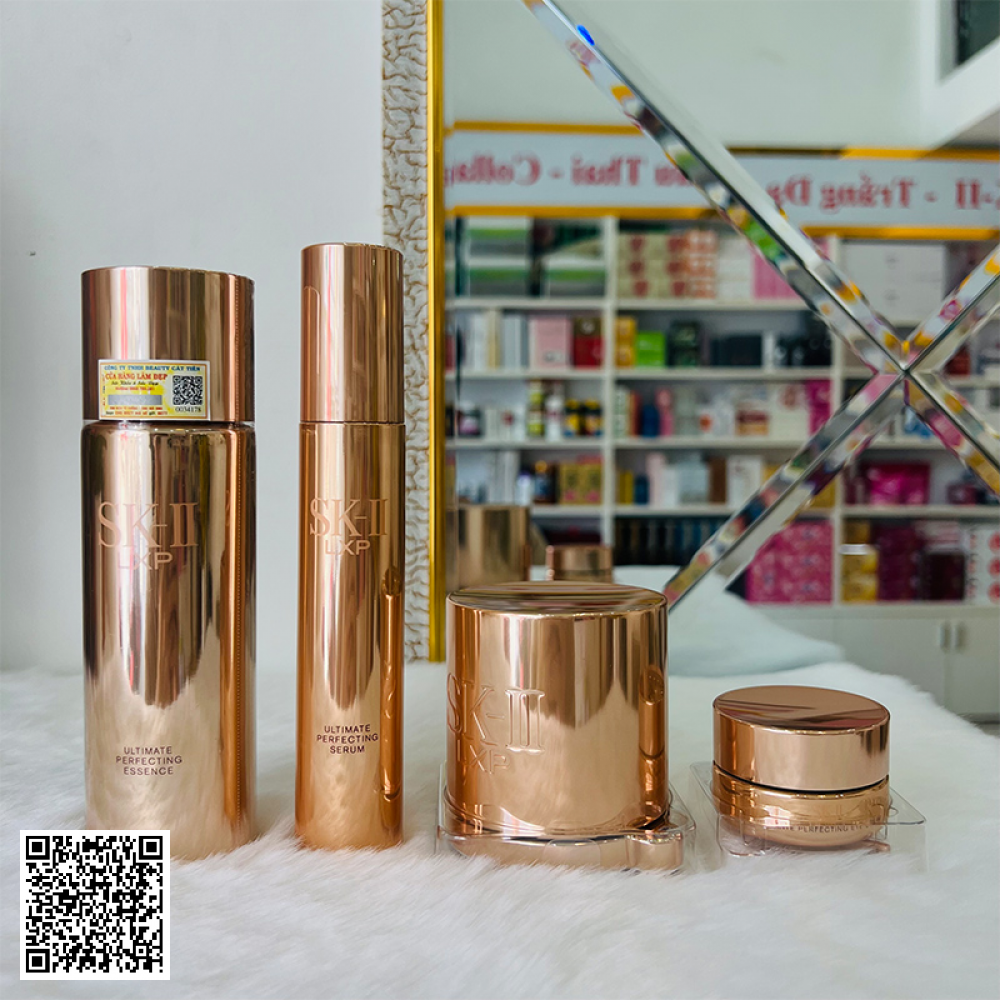 Bộ Dưỡng Da Cao Cấp LXP SK-II Ultimate Perfecting Trắng Da Mờ Nám Nâng Cơ Da 4 Sản Phẩm
