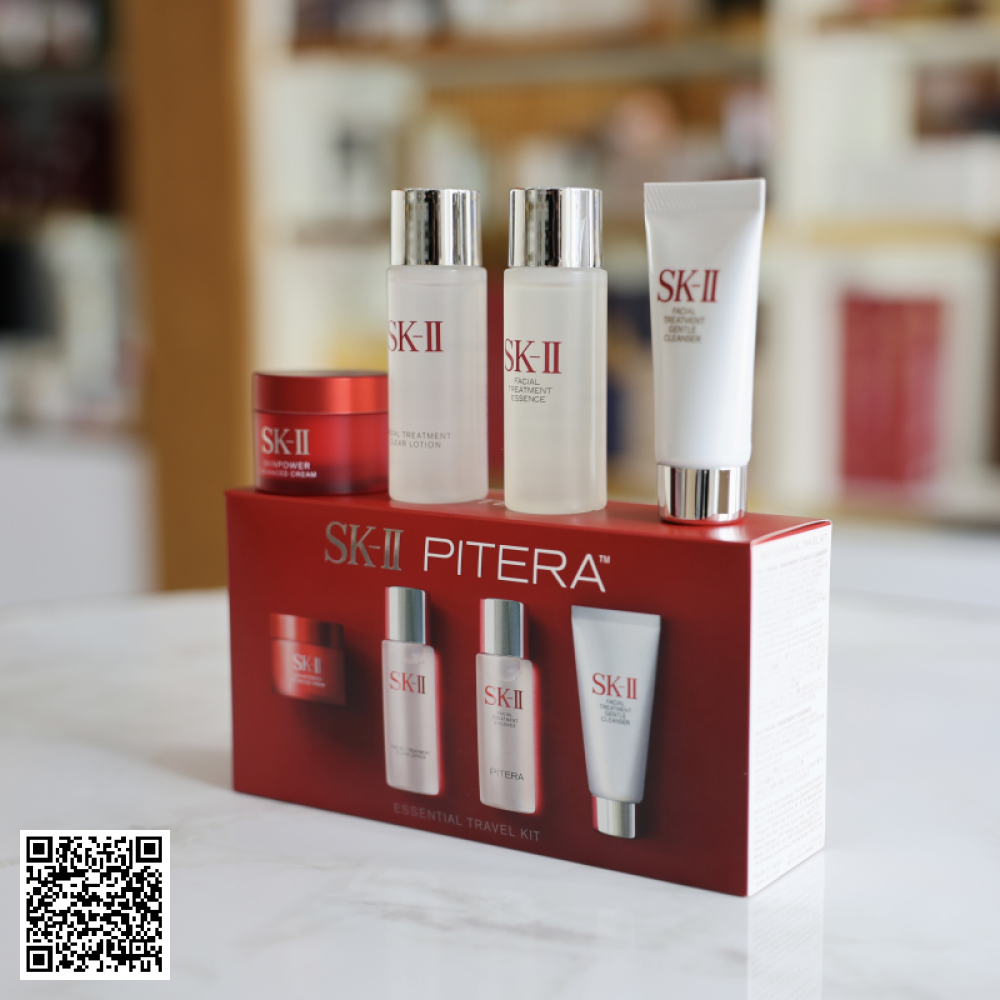 Bộ Dưỡng Da Mini SK-II Pitera Essential Travel Kit Từ Nhật Bản
