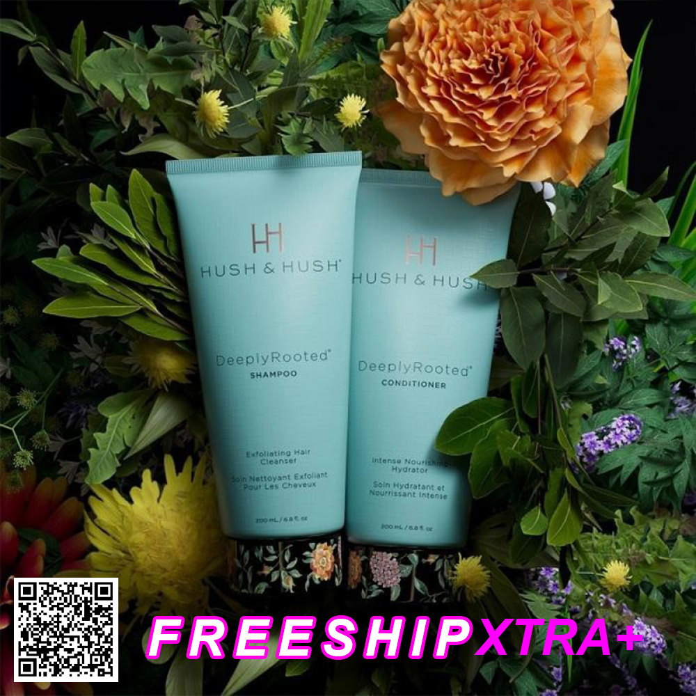 Bộ Gội Xả Chăm Sóc Tóc Toàn Diện Hush & Hush Deeplyrooted Của Mỹ