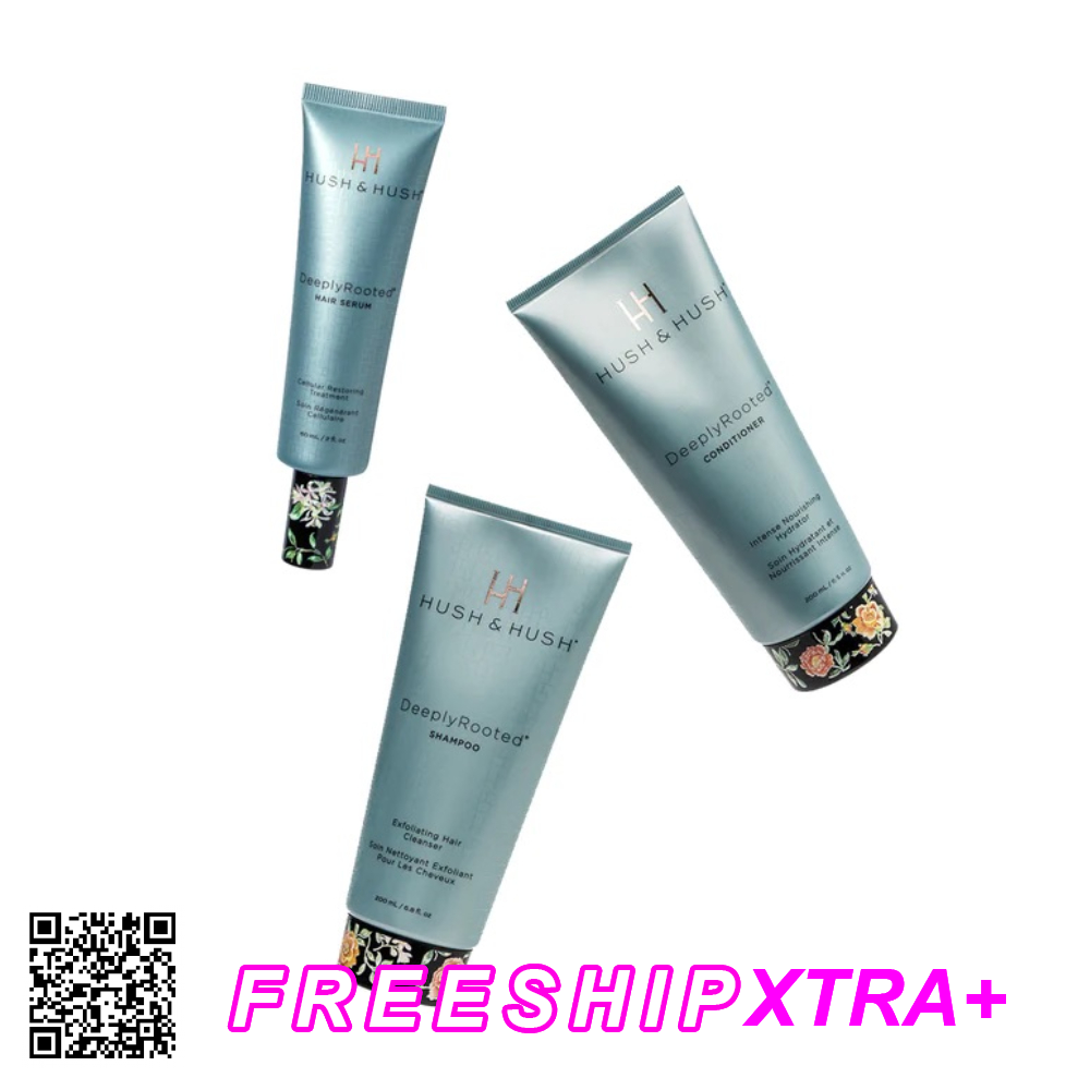 Bộ Hush & Hush DeeplyRooted Trio Từ Mỹ 3 Món