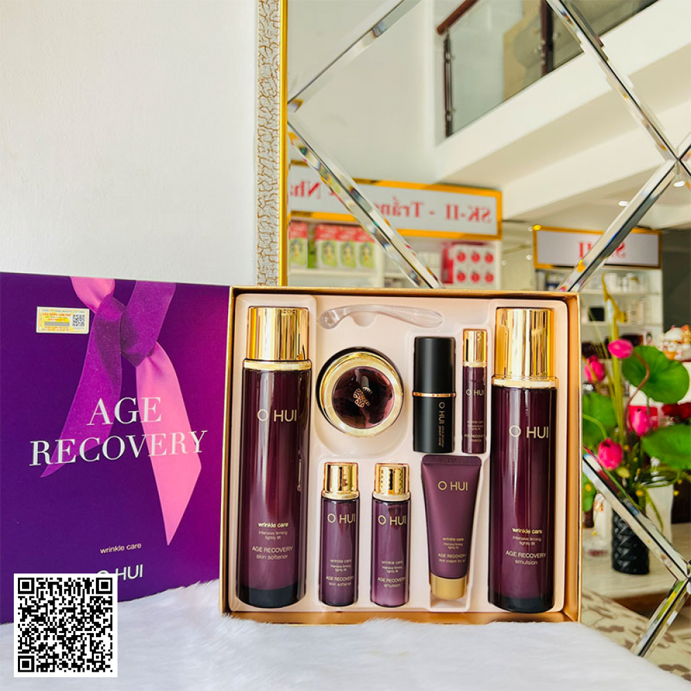 Bộ Ohui Tím Ohui Age Recovery Special Hỗ Trợ Ngừa Lão Hóa, Tăng Độ Đàn Hồi Cho Da Của Hàn Quốc 8 Sản Phẩm