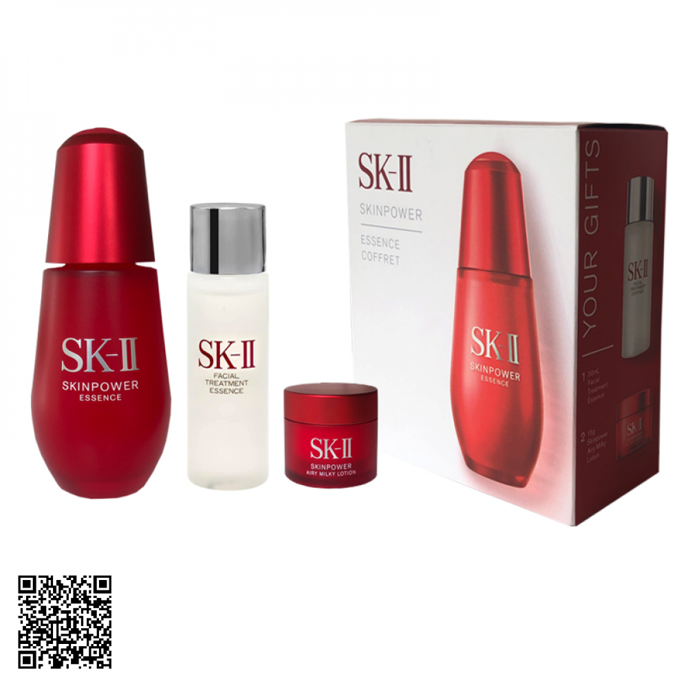 Bộ Sản Phẩm 3 Món Dưỡng Da SK-II Skinpower Essence Coffret