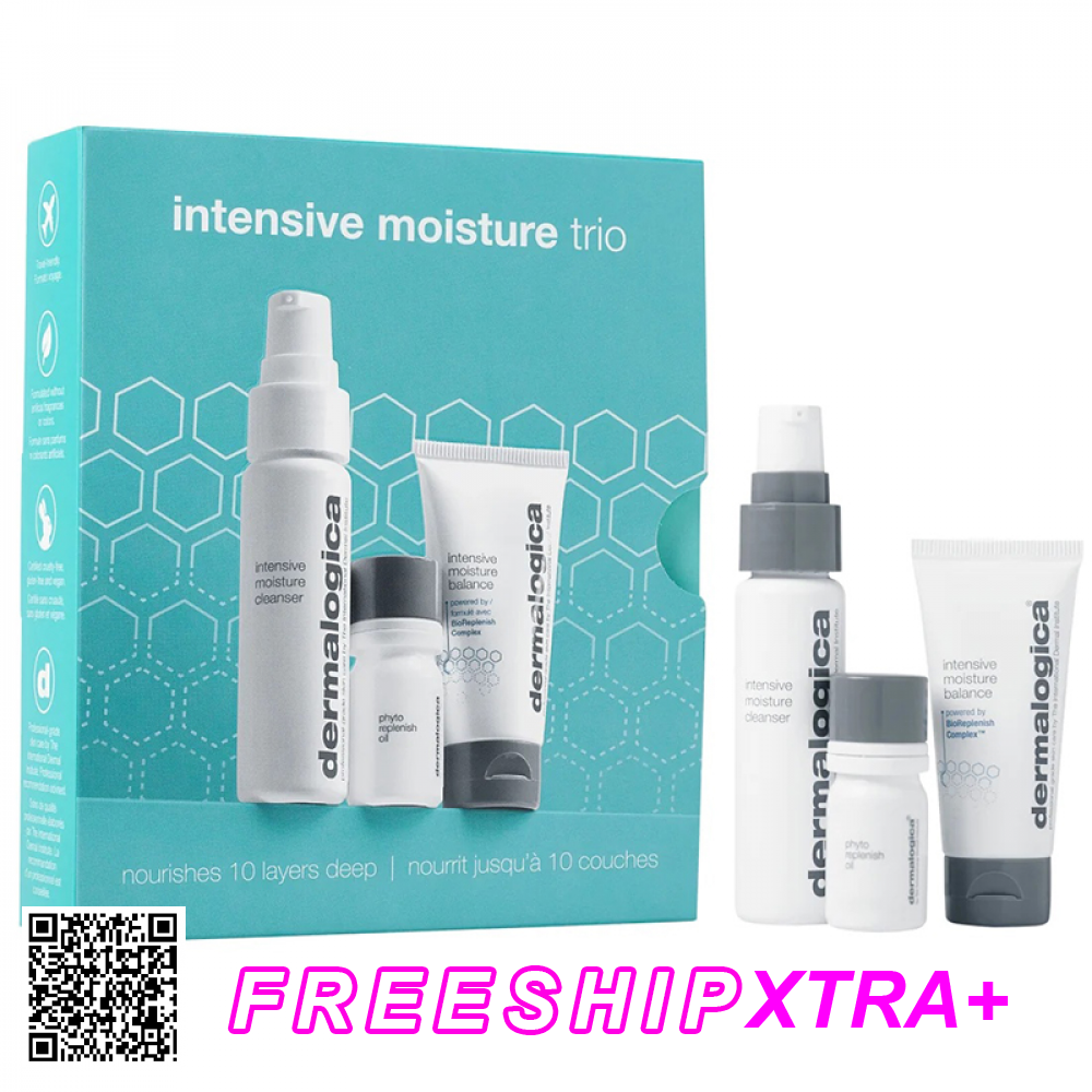 Bộ Sản Phẩm Cấp Ẩm Chuyên Sâu Dermalogica Intensive Moisture Trio Từ Mỹ 